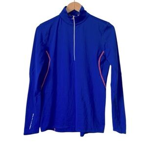 RLX Ralph Lauren 1/4 zip jersey athletic layering shirt long sleeve size Medium